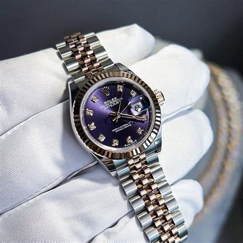 rolex datejust aubergine dial|Rolex Datejust oyster steel.